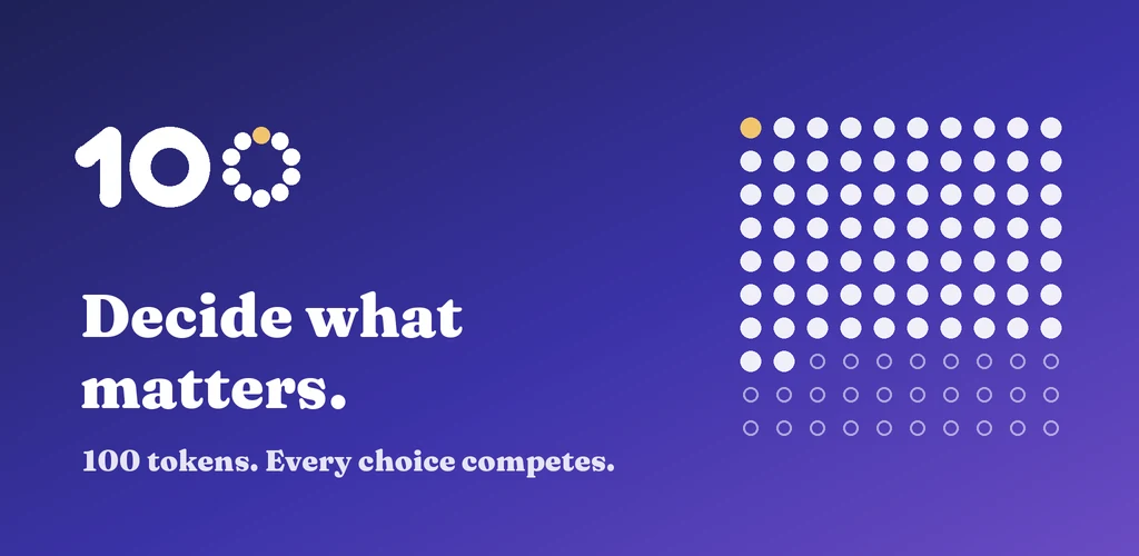 Gráfico de Hundred: «Decide lo que importa», con la cuadrícula de 100 fichas.