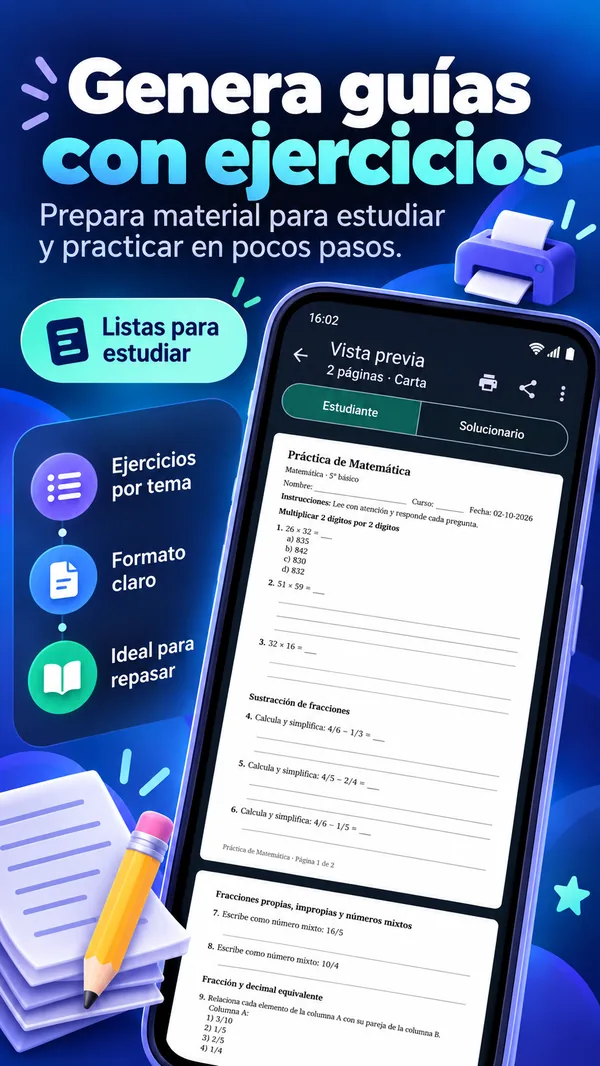 Listas para estudiar.